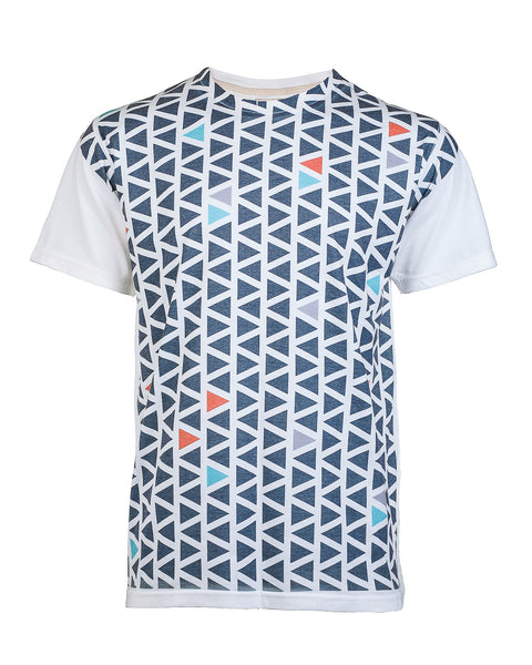 Geometric Print Tee - Haberdasher - Clothing Boutique