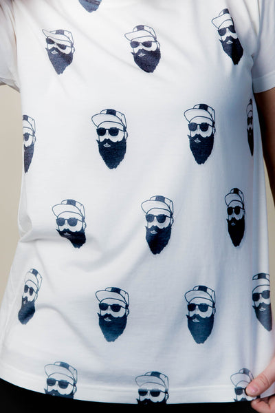 Women's Dude Collage Tee - Haberdasher - Clothing Boutique