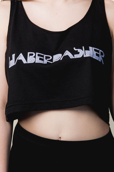 Twisted Logo Crop Tank - Haberdasher - Clothing Boutique