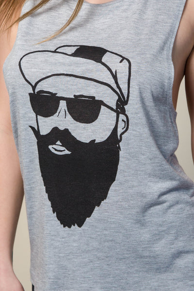Dude Face Muscle Tank - Haberdasher - Clothing Boutique