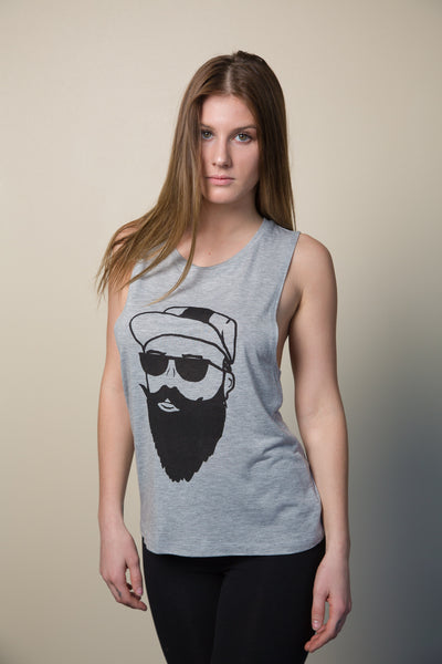 Dude Face Muscle Tank - Haberdasher - Clothing Boutique