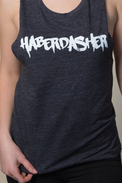 SprayCan Logo Muscle Tank - Haberdasher - Clothing Boutique