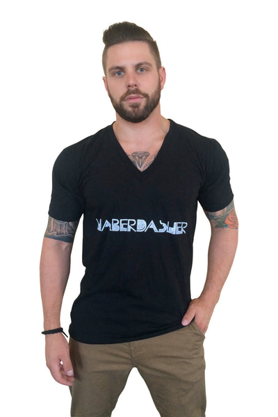 Twisted Logo Deep V - Haberdasher - Clothing Boutique