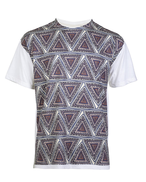 Abstract Triangle Print Tee - Haberdasher - Clothing Boutique